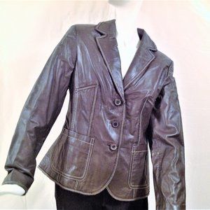 DESIGNERS LEATHER JACKET ORIGINAL FROM GERMANY NEW